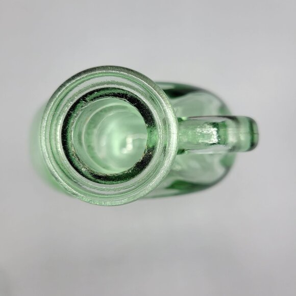 Vintage Old Fitzgerald 1849 Flagship Ship Bottle Green Glass Decanter - Picture 10 of 13